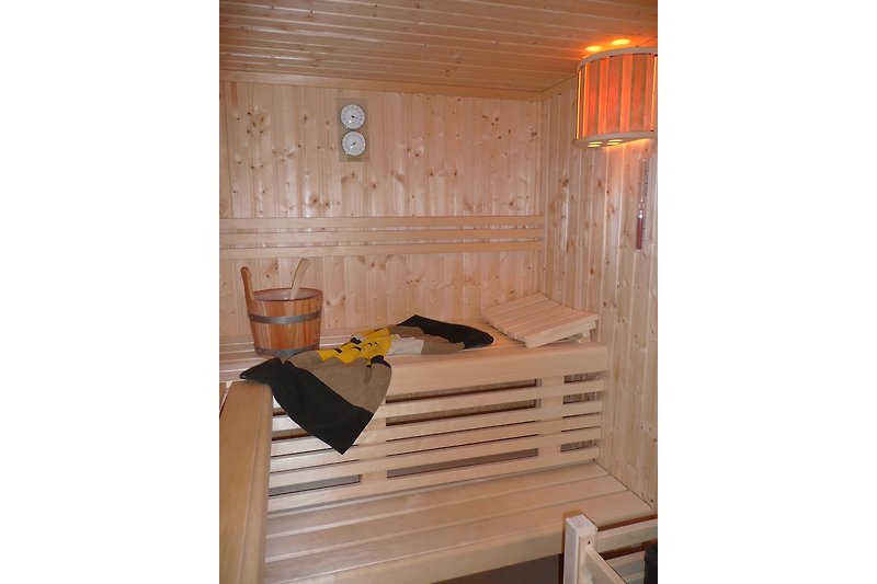 Grande sauna pour le plaisir de transpirer