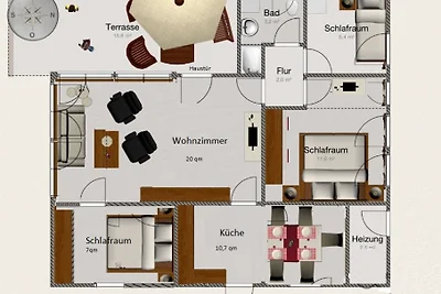 Ferienhaus Bianca am Hennesee
