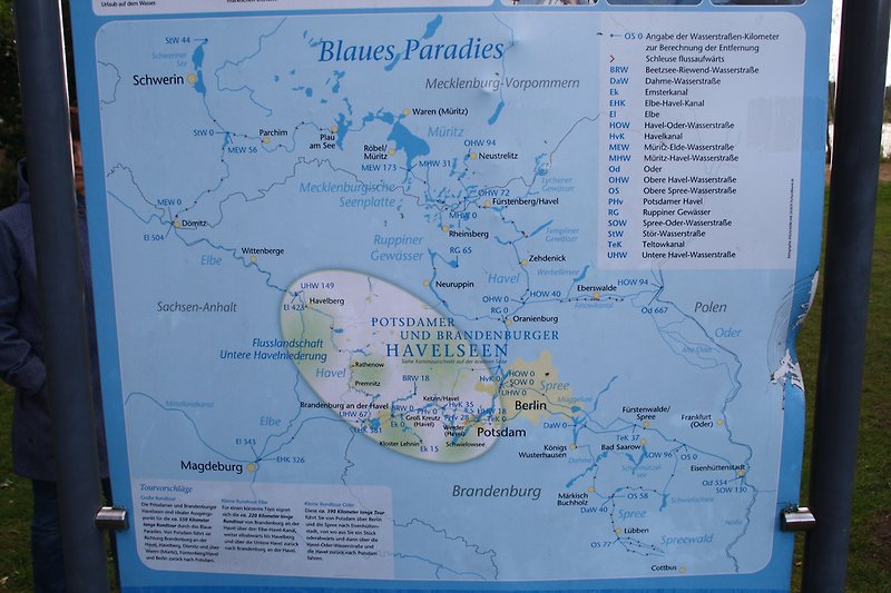 Karte Region Havelland