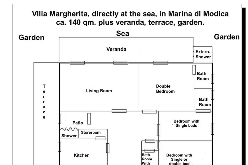 Villa Margherita floor plan