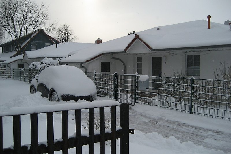 Ferienhäuser im Winter