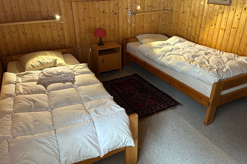 Kleines Schlafzimmer 3 mit  Einzelbetten