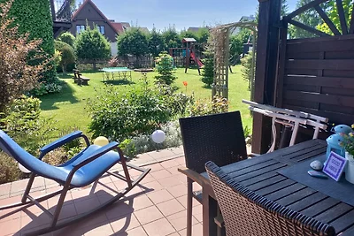 Maison avec jardin sur la plage de sable, wifi