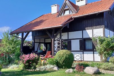 Casa con un giardino sulla spiaggia di sabbia, wifi