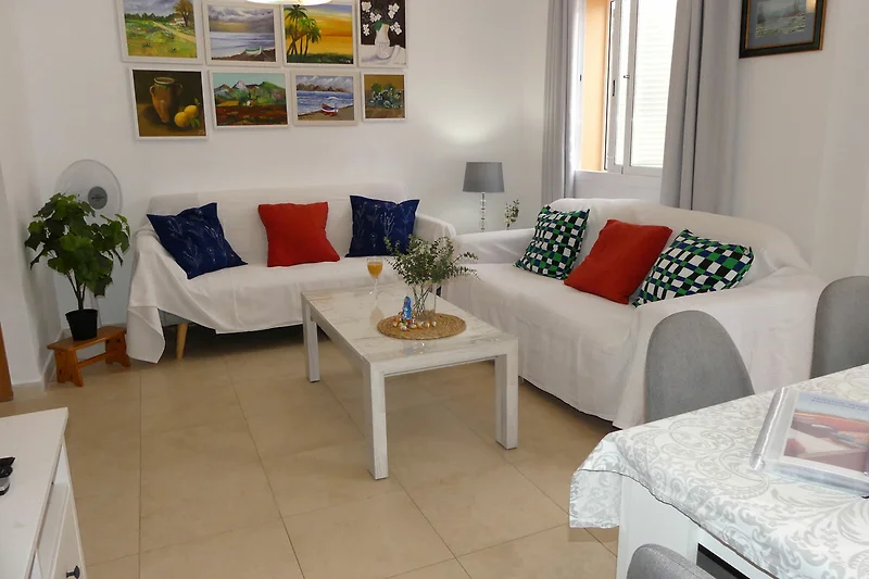 das gemütliche Wohnzimmer