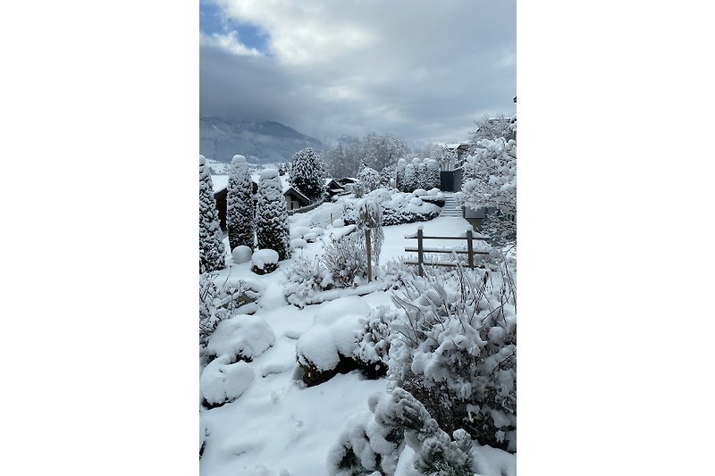 Schnee, Welt, Himmel, Wasser, Frost - Winterwunderland in unserem Chalet!
