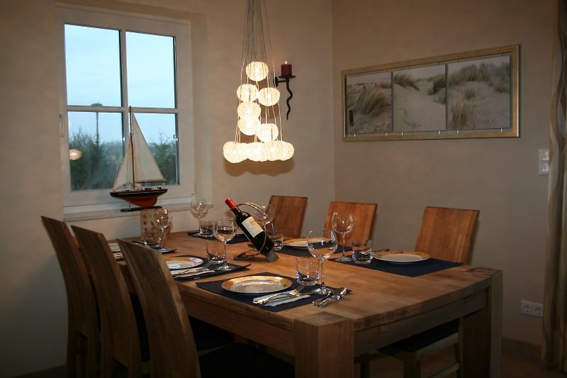 Dining area for 7 guests