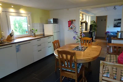 Haus Seeblick, Steg, Boot, Kanadier