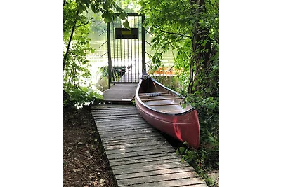 Casa con vista sul lago, pontile, barca, canoa