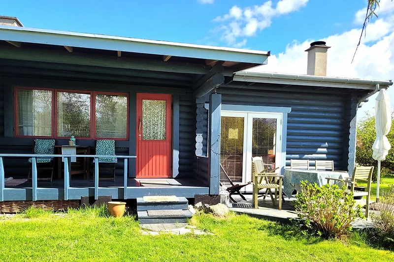 Die Verand und die Terrasse