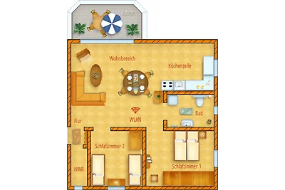 Appartamento di vacanza Haus Vincent -Tipo I.3