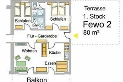 Ferienwohnungen Keim-Müller, Fewo 1