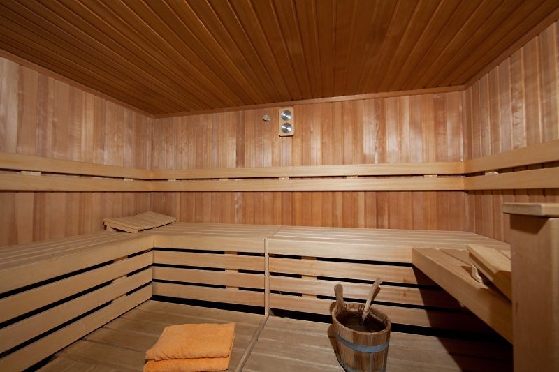 Sauna mit viel Platz