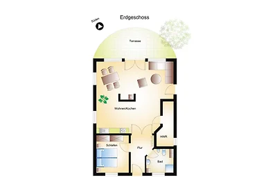 Reethaus Göhren***** mit Meerblick