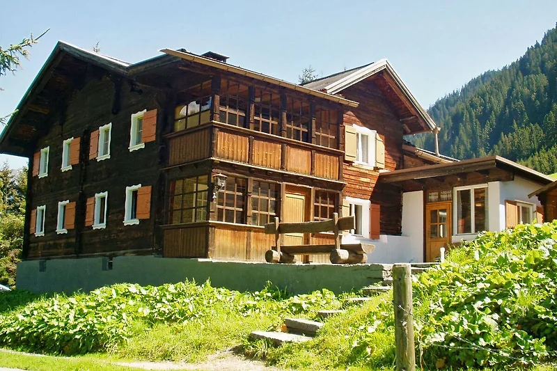 De Madrisa-Alm in de zomer