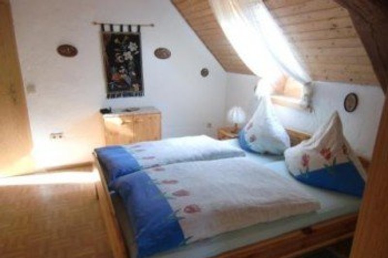 Sypialnia z podwójnym łóżkiem