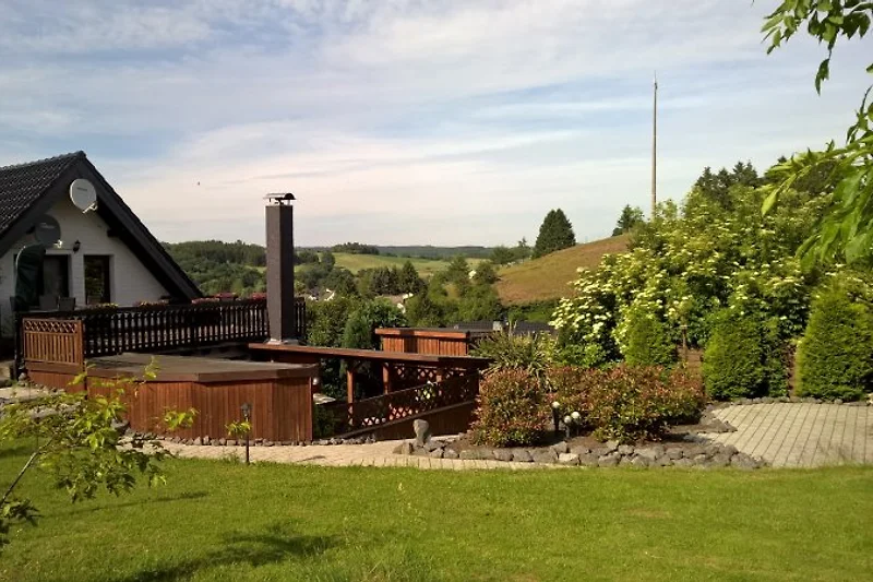 Blick vom Garten